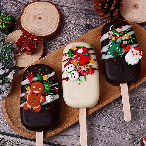 Edible Christmas Cake Decorations (38 Count)