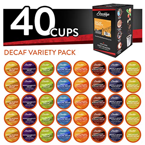 Coffee Pods Assorted Decaf Variety Pack (40 Count)