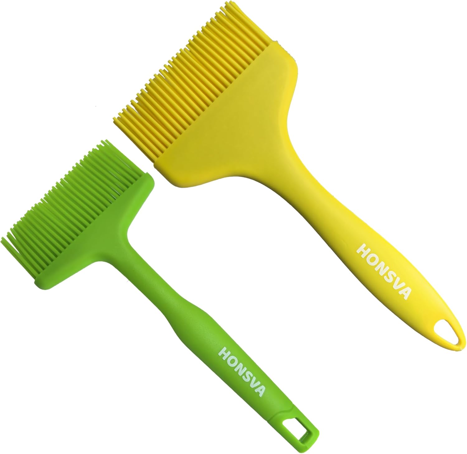 Widened Silicone Pastry Basting Brush 2 Pcs, One-Piece Design, W/3.5