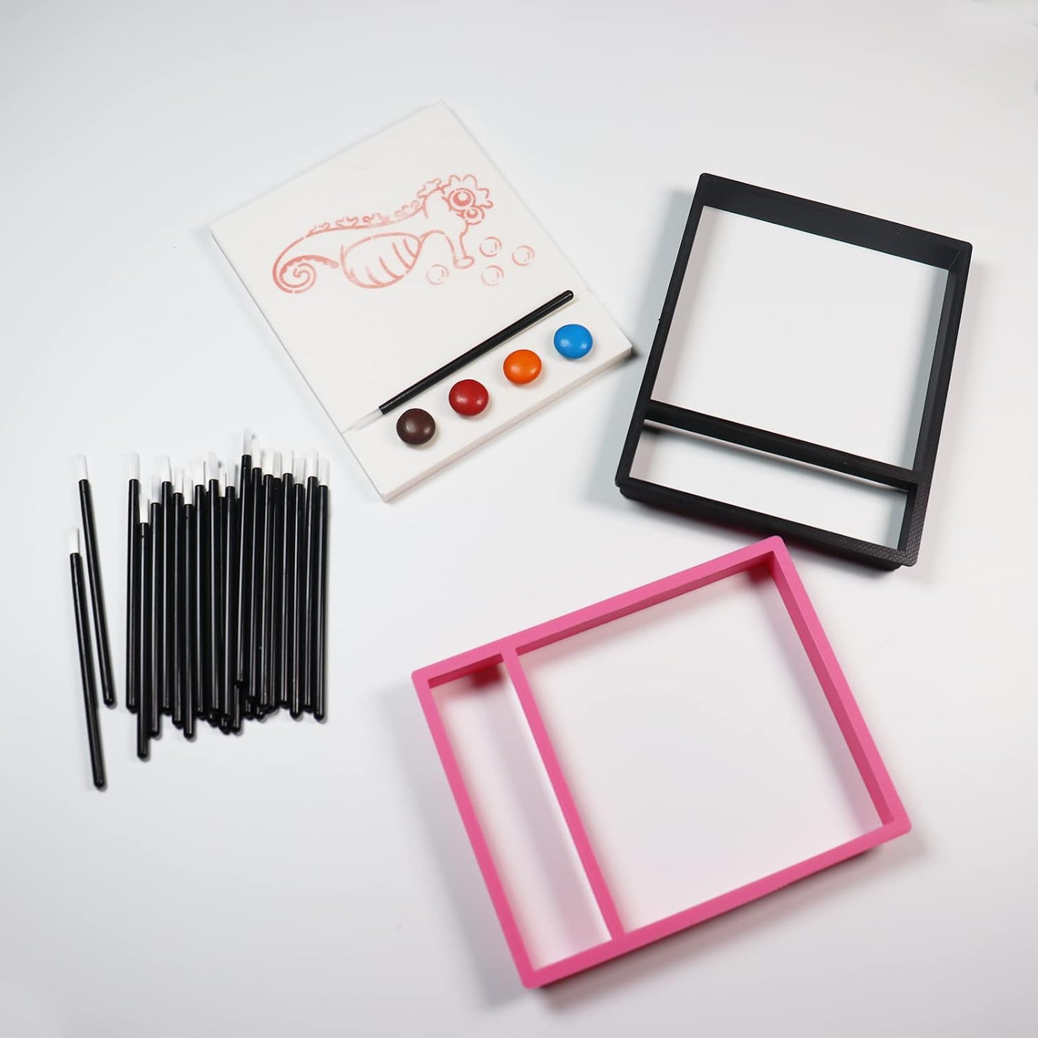 PYO Cookie cutter and stencil set starter kit Baking stencils and cutters bundle DIY bakery decorating kit Paint Your Own Cookie cutter with stencils Icing stencil and cookie cutter combo(PYO Set)