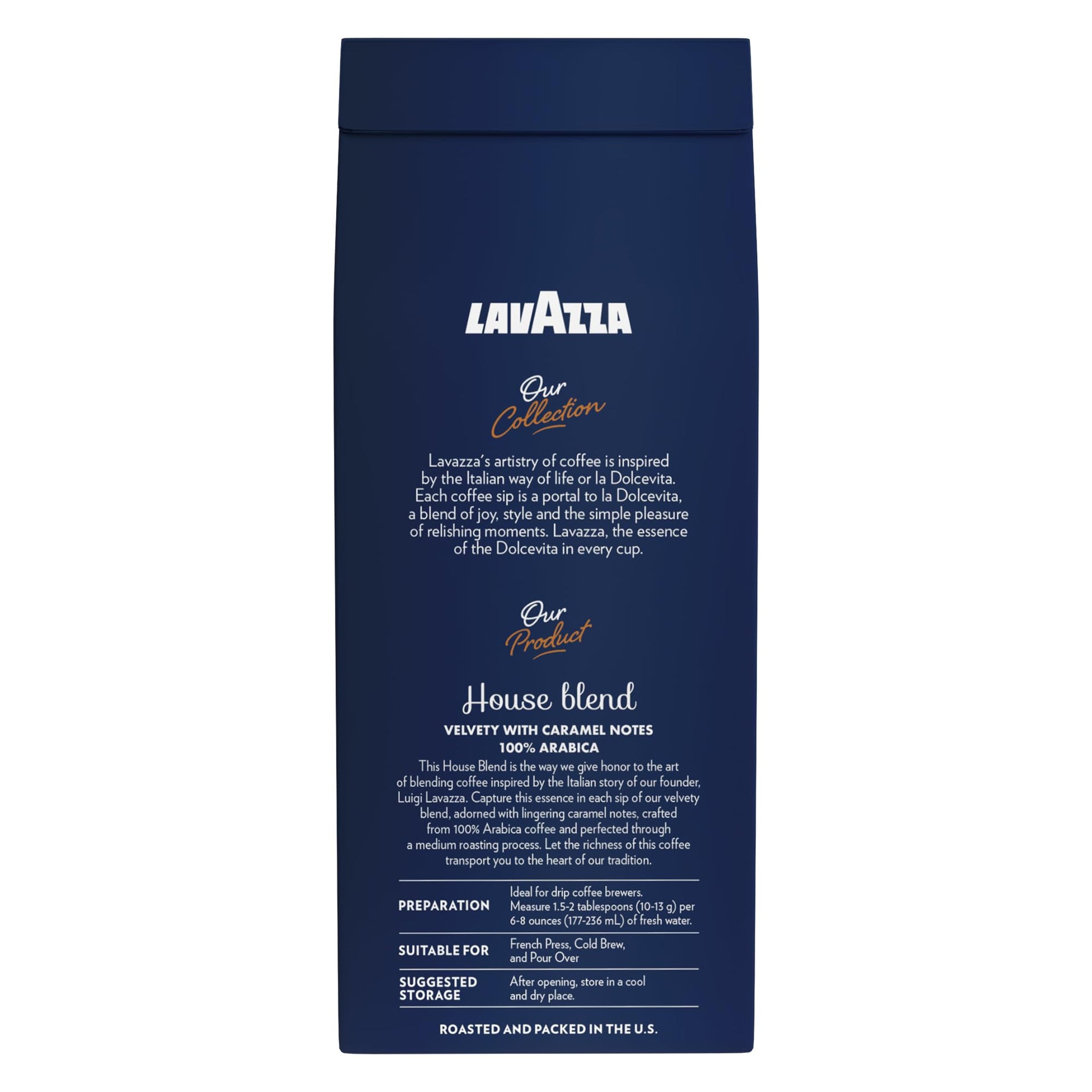 House Blend Perfetto Ground Coffee 12oz Bag (12 Ounce)