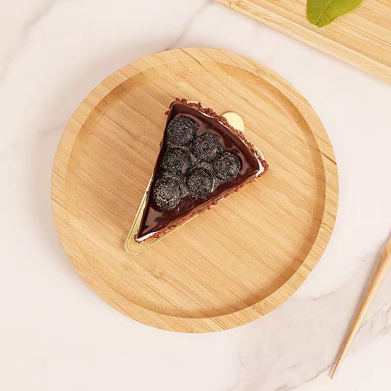 Round Bamboo Tray