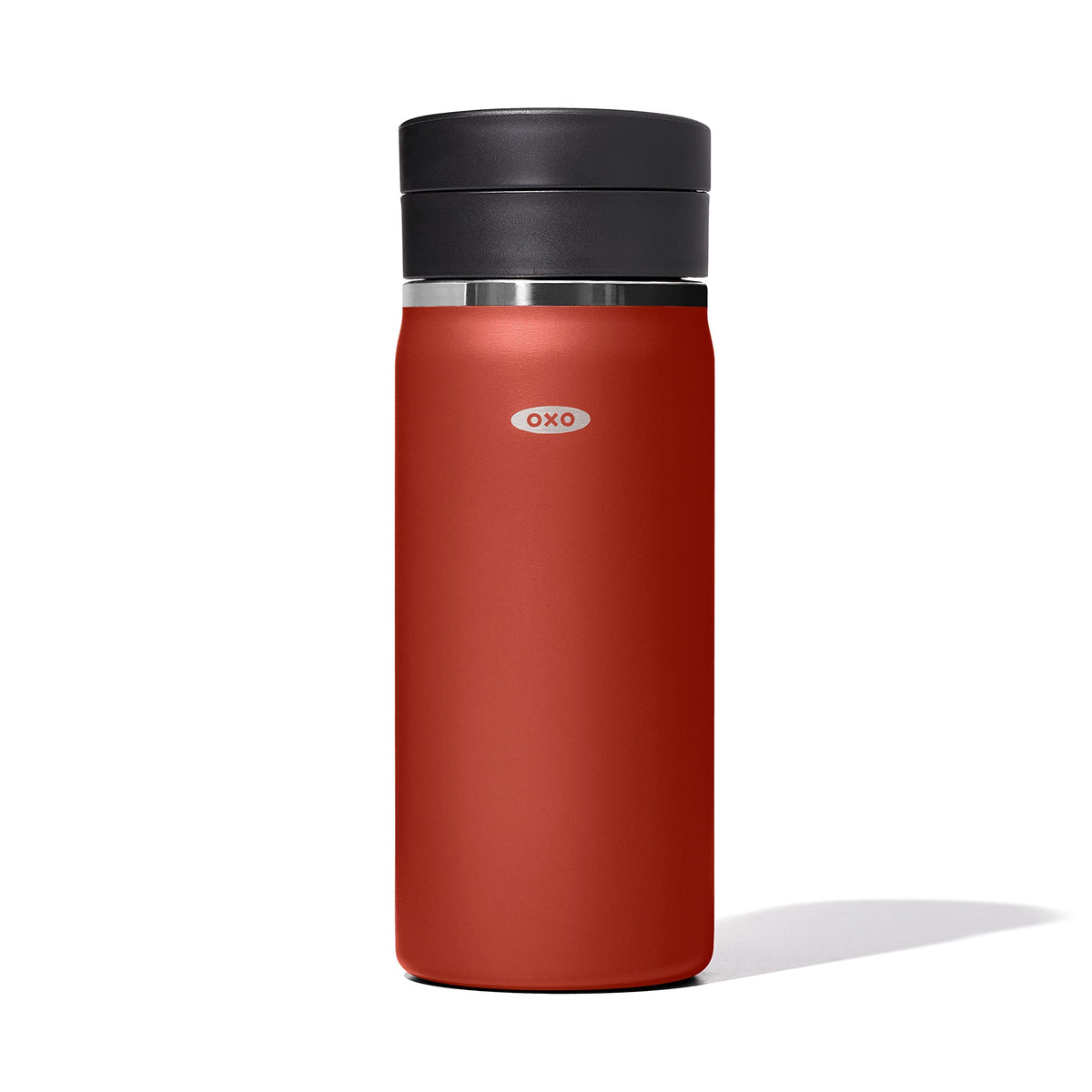 Terra cotta 16 oz insulated travel coffee mug