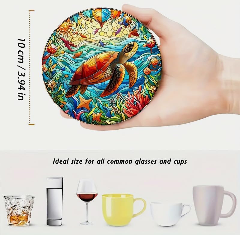 Wood Coasters Set of 8 (8 Count)