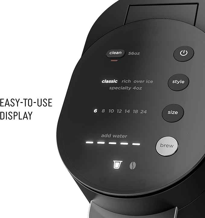Ninja | Coffee Maker | Single Serve |Brew with Coffee Pods & Grounds| Compatible with K-Cup Coffee Pods | 4 Brew Styles, up to 24oz Cup Sizes & 56oz Removable Reservoir | Black | PB051