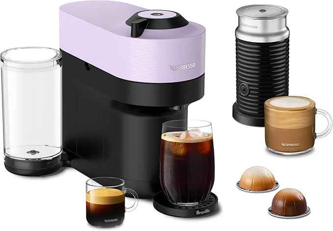 Nespresso Vertuo Pop+ Bundle by Breville, Lilac