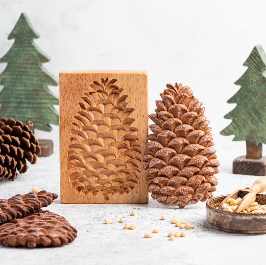 Wooden Springerle Cookie Molds for Baking
