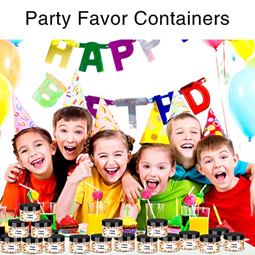 Plastic Jars with Lids 4 OZ (72 Count)