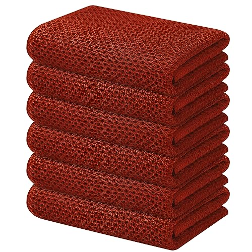 100% Cotton Waffle 6 (6 Count)
