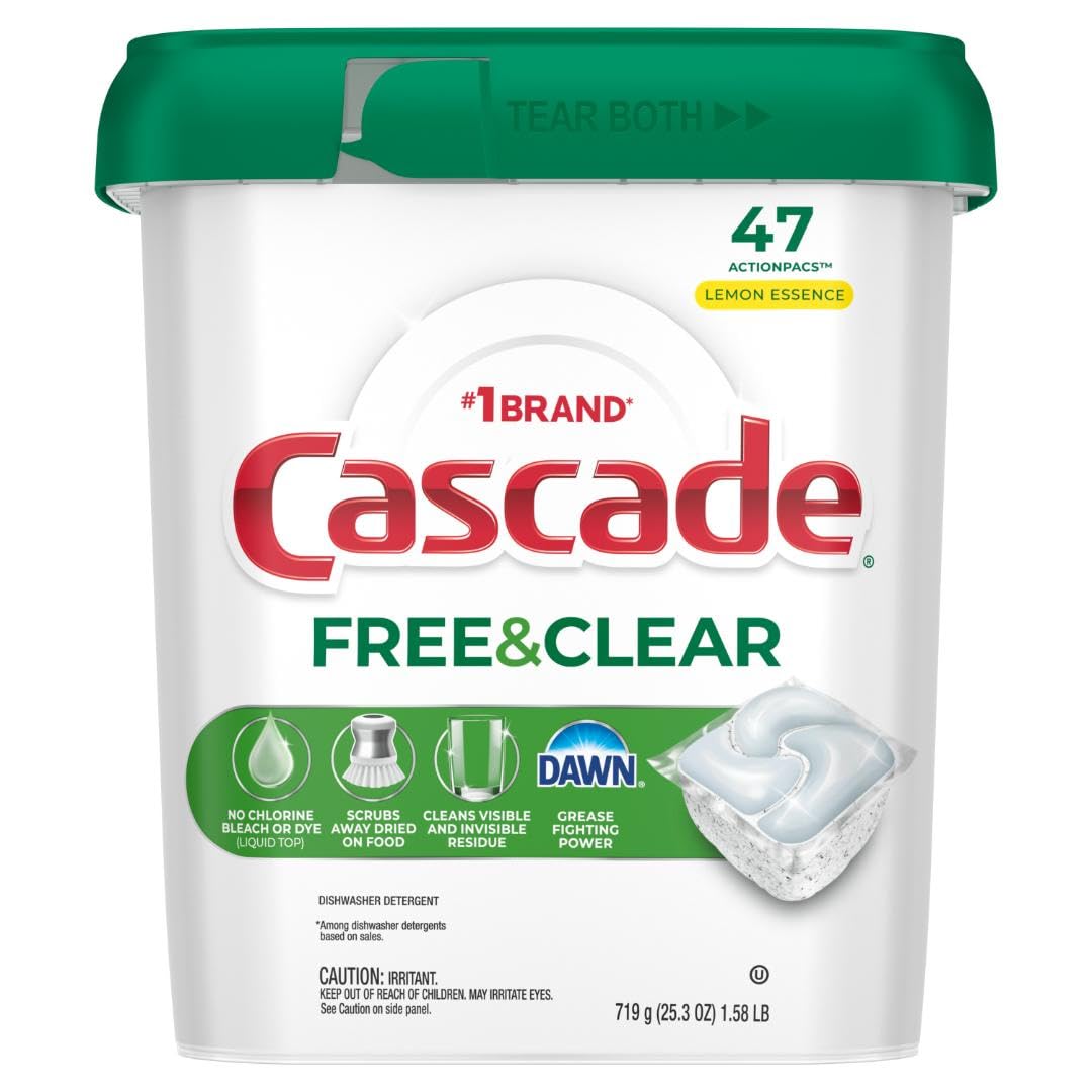 Free & Clear Dishwasher Pods (47 Count)
