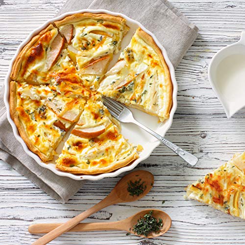 9.5 Inch Ceramic Tart Pan Set of 2
