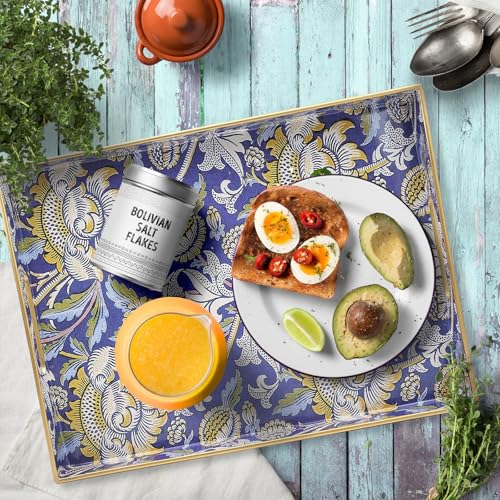 Rectangle Plastic Serving Tray with Handles