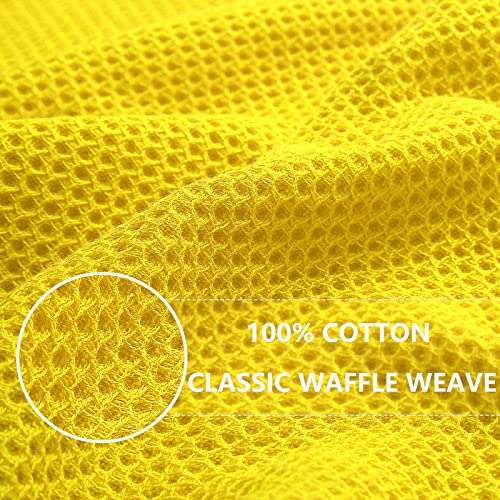 100% Cotton Waffle Weave Kitchen Dish Cloths 8 (8 Count)