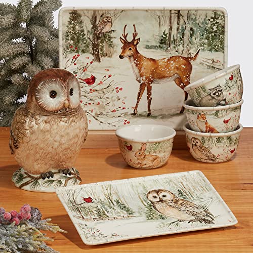 Winter’s Walk Set of 4 Ceramic Mugs (4 Count)