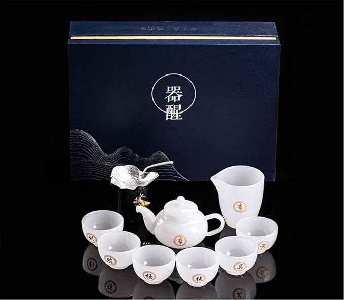 Glass Gongfu Tea Set, Large Gaiwan with Japanese Teapot and Cups-suit12