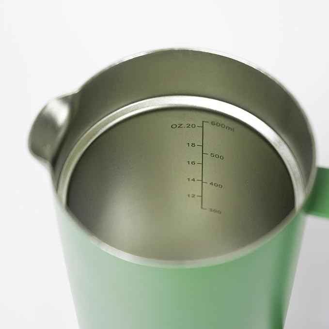 small French Press Coffee Maker 600ml, Double-Wall Insulated French Press Coffee Press Stainless Steel for travel camping, Silicone handle (2-4cup, 20 OZ) silver
