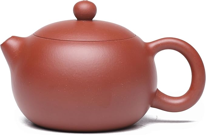 Fine Yixing Clay Teapot,Chinese Genuine Handmade Zisha Tea Pot 7.8 Oz with Filter,Infuse Brew Kungfu Tea Maker