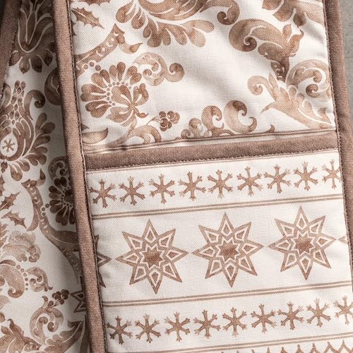 Double Oven Mitts 100% Cotton Double Oven Glove