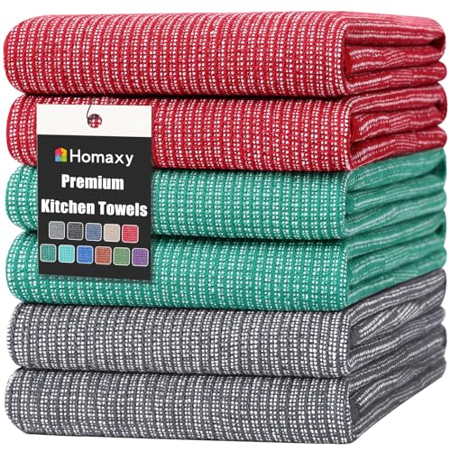 380 GSM Cotton Premium Kitchen Towels 6 Pack (6 Count)