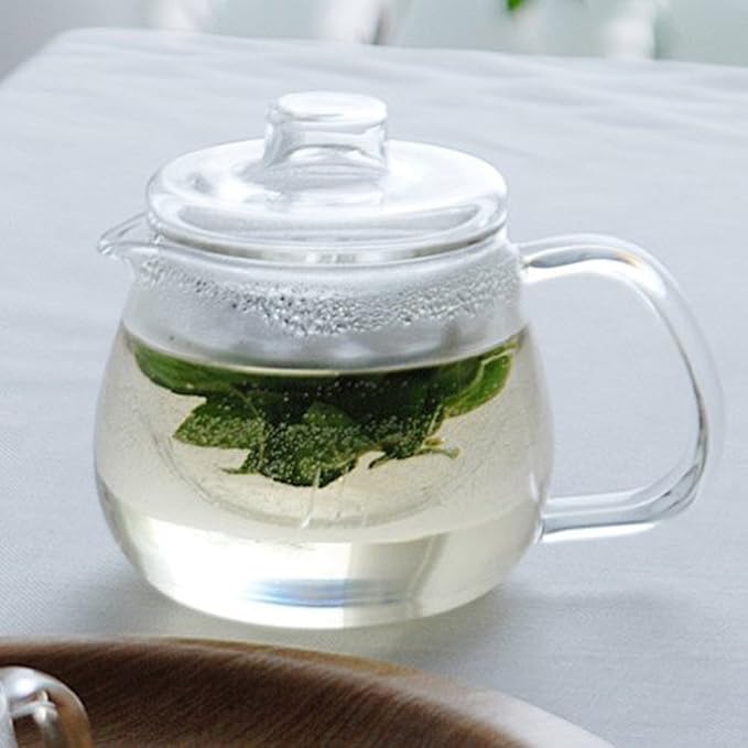 KINTO 8363 UNITEA Teapot, 15.2 fl oz (450 ml), Dishwasher-safe, Heat-resistant Glass, Gift
