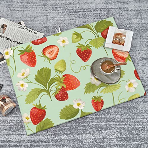 Large Dish Drying Mats For Kitchen Counter Microfiber Kitchen Drying Mat XL Draining Pad Absorbent Quick Drying Dish Mat 18x24 Inch