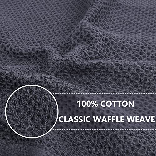 100% Cotton Waffle Weave Kitchen Dish Cloths 6 (6 Count)
