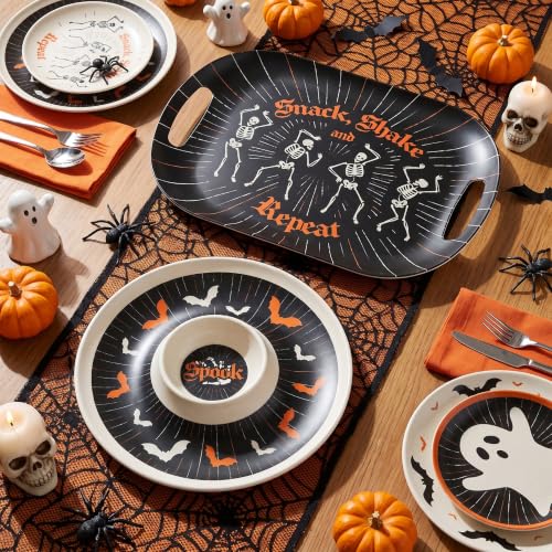 Halloween Gothic Skeleton Serving Trays (2 Count)