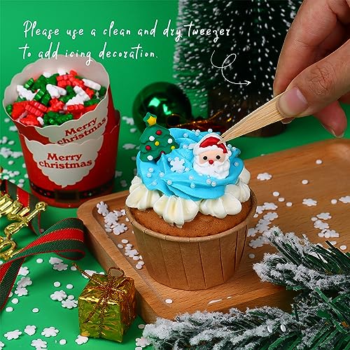 Edible Christmas Cake Decorations (38 Count)