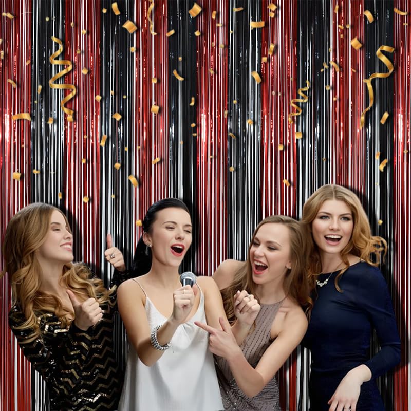 Party Streamers Fringe Backdrop (2 Count)