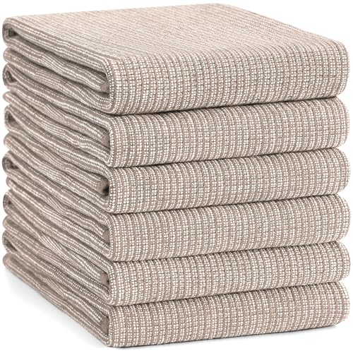 380 GSM Cotton Premium Kitchen Towels 6 Pack (6 Count)