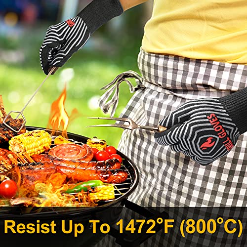 BBQ Gloves Oven Gloves 1472℉ Extreme Heat Resistant