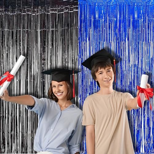 Foil Fringe Curtains (2 Count)