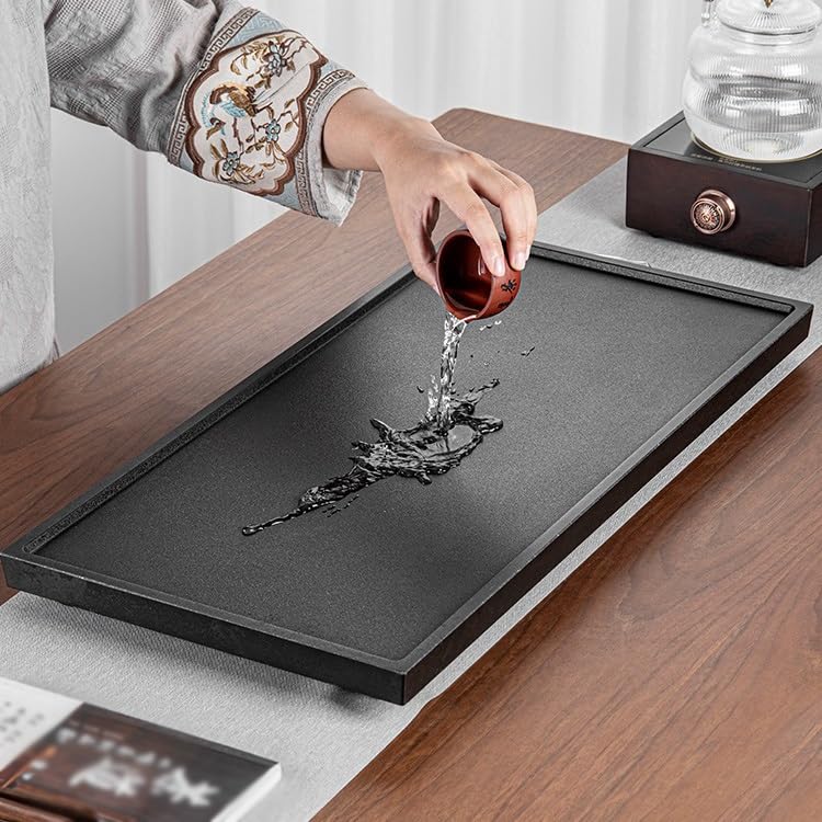 Tea Set Porcelain Stone Tea Tray Home Simple Tea Table Drain Tray