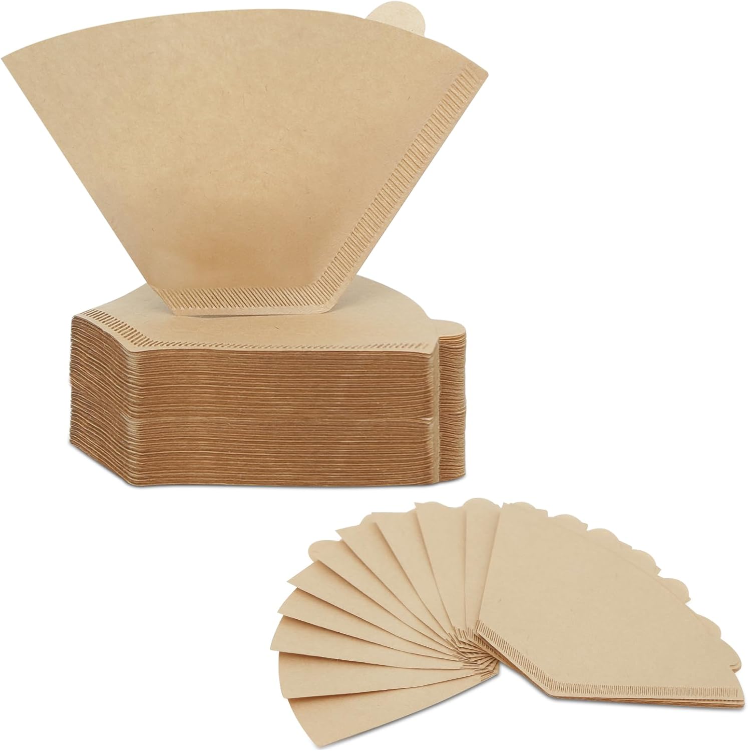 Coffee Filters 4 Cone Paper, 200 Count Unbleached-Disposable Pour Over Coffee Filter for Drip Coffee Maker, Coffee Paper Filters 8-12 Cup, Cone Coffee Filters 04 - Blissbrew