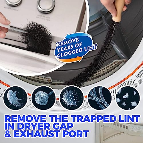 42FT Dryer Vent Cleaner Kit 50Pcs