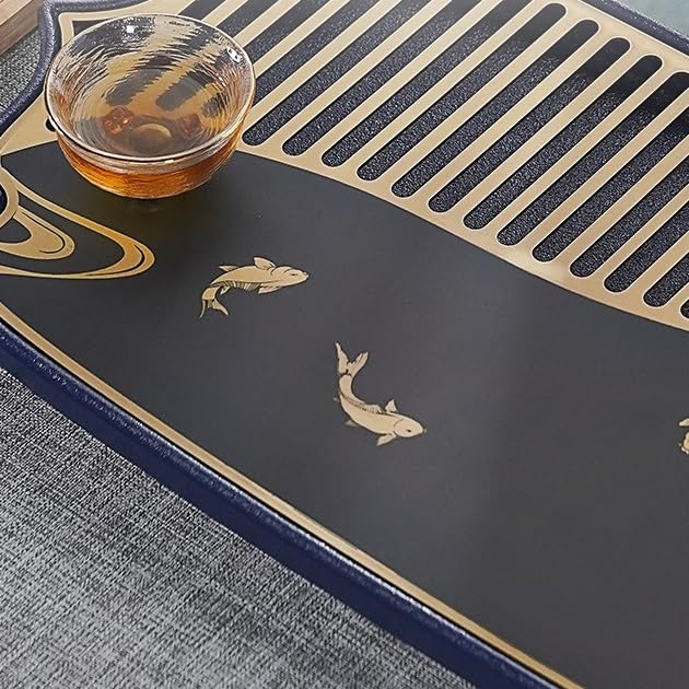 Tea Set Household Brass Chinese Dry Tea Table Office Water Storage Tea Tray