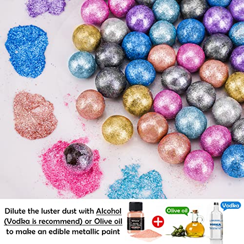 Edible Glitter Luster Dust for Drinks
