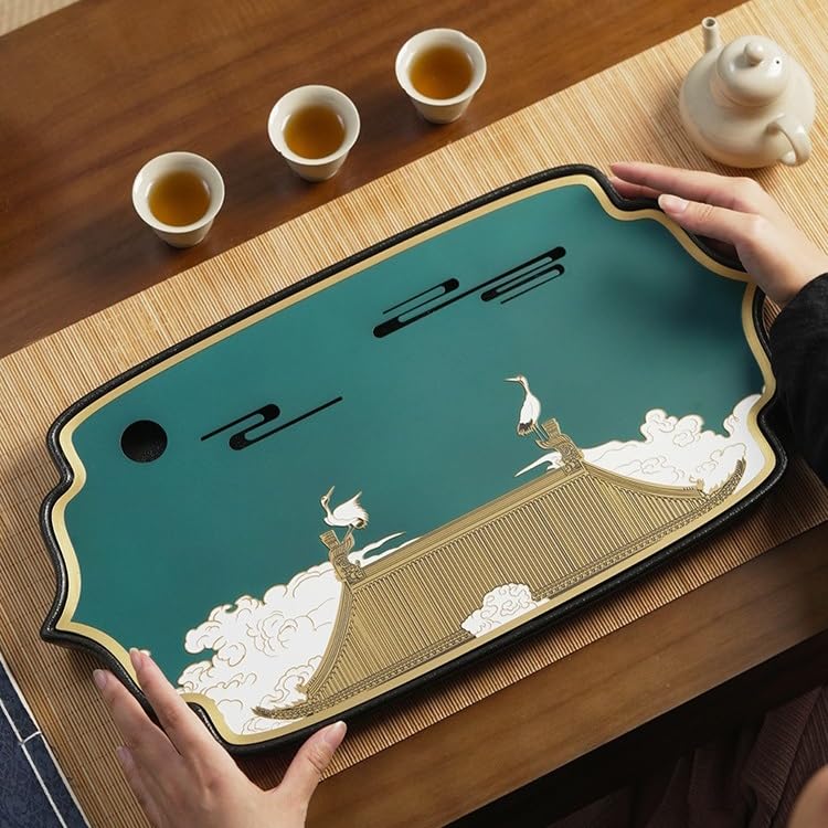 Tea Set Chinese Style Water Storage Copper Tea Tray Home Dry Brewing Table