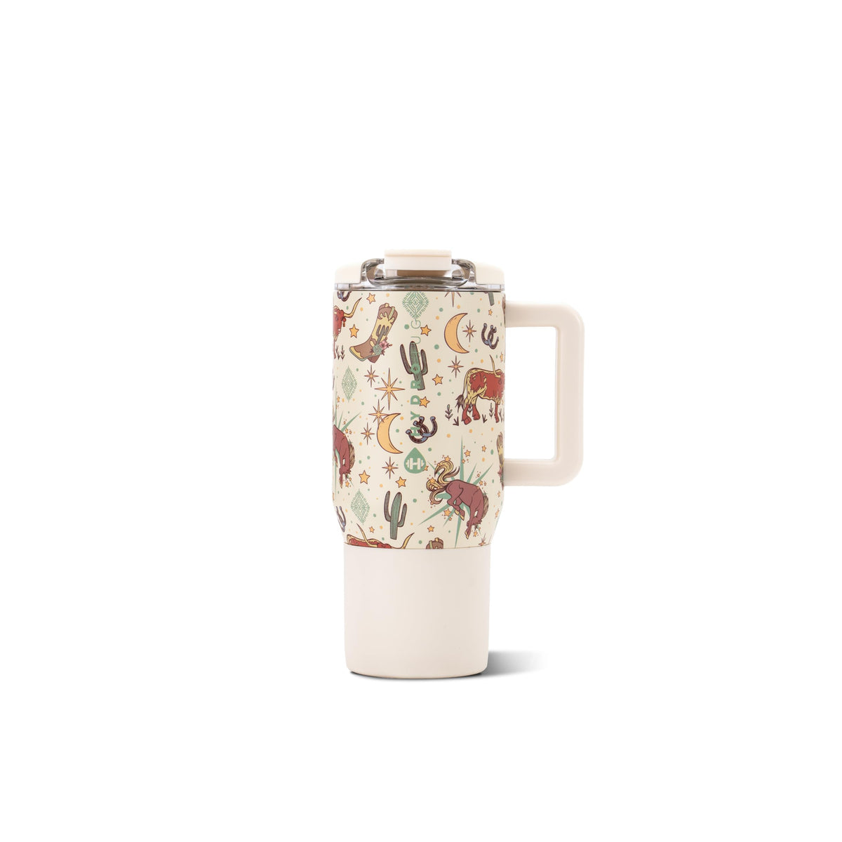 20 oz insulated travel coffee mug with handle