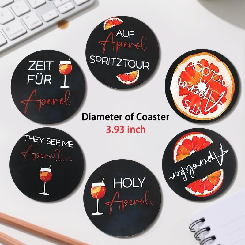 Wood Coasters Set of 6 (6 Count)
