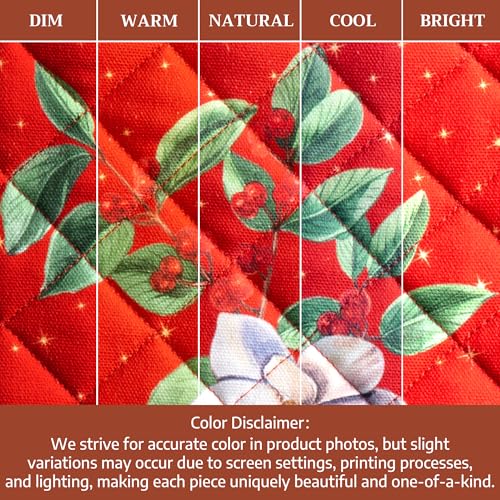 100% Cotton Oven Mitt & Pot Holder Set (2 Count)