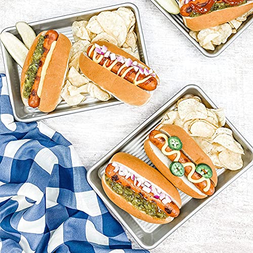 Bakeware Mini Sheet Baking Pan Warp Resistant with Nonstick Quick Release Coating