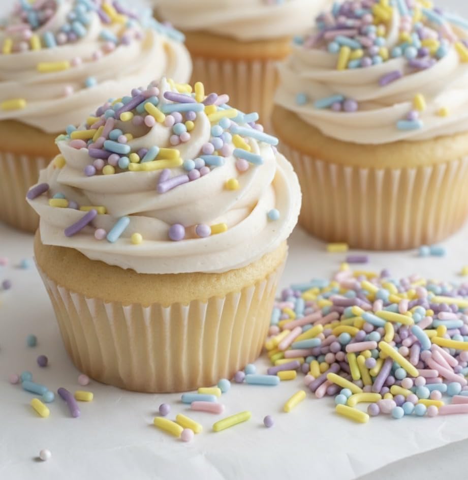 Pastel Rainbow Sprinkles (3 Ounce)