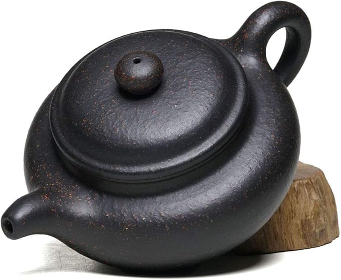 Teapot 8.6oz Chinese Gongfu Tea Genuine Black Clay Zisha Classics Pot Infusers Tea