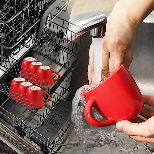 6 Ounce Espresso Cups with Saucers (6 Count)