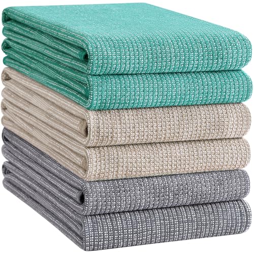 380 GSM Cotton Premium Kitchen Towels 6 Pack (6 Count)