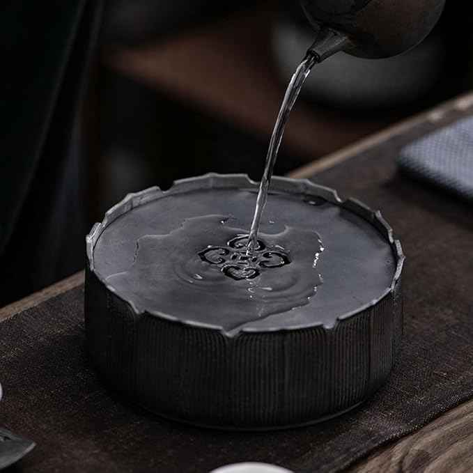 Tea Set Chinese Style Large Pot Holder Household Water Storage Dry Tea Tray Table Tea Tray Water Storage Tea Sea Dry Tea Table Chinese Tea Set