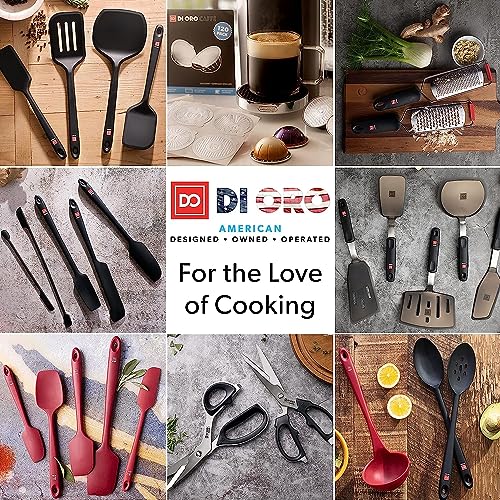 DI ORO Silicone Turner Spatula Set (2 Count)