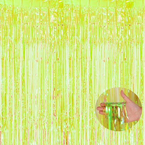 Iridescent Foil Fringe Curtains (2 Count)
