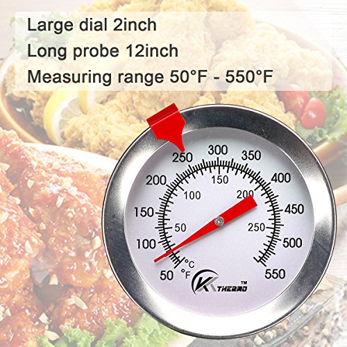 Candy Deep Fry Thermometer with Instant Read